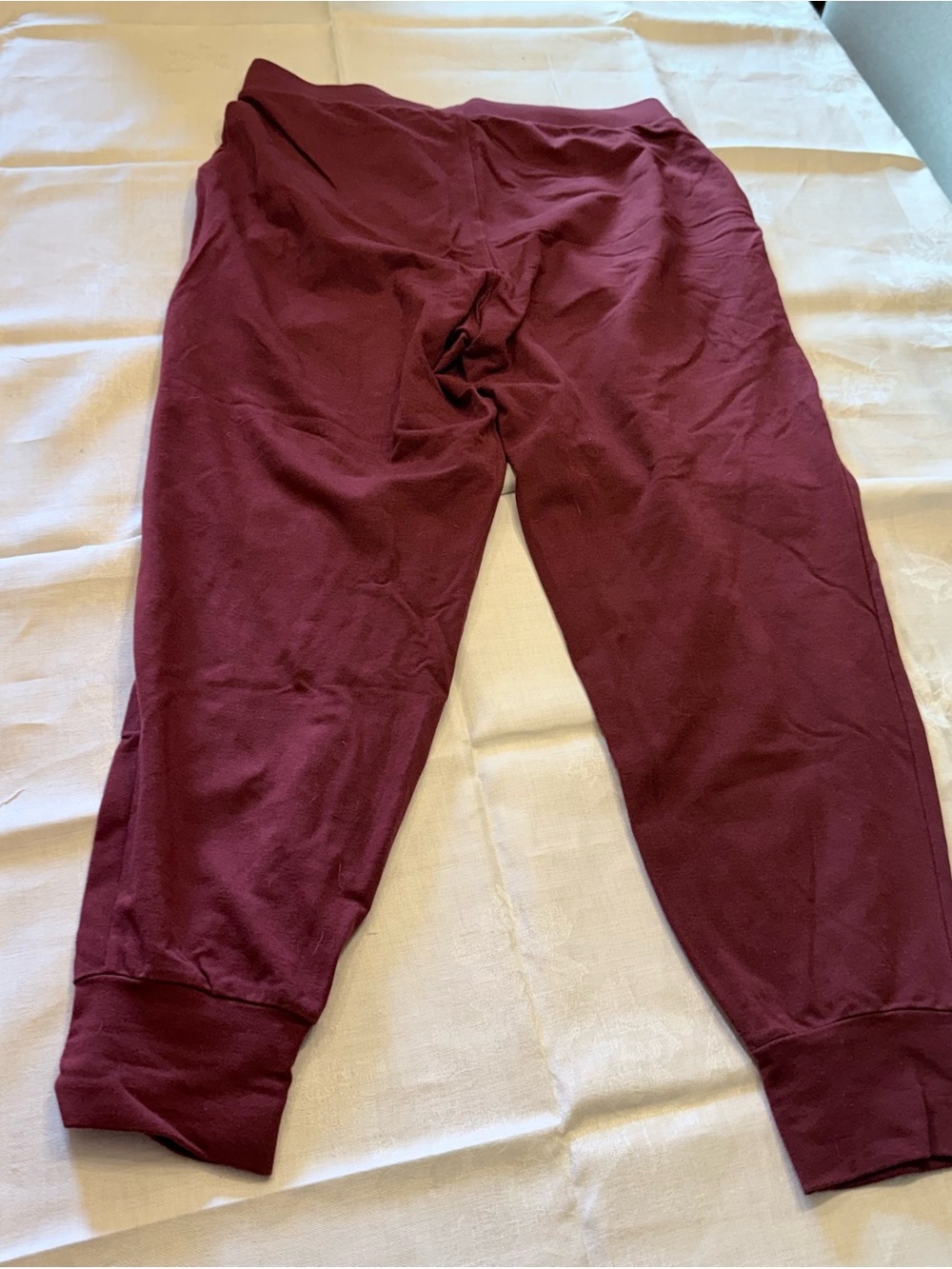 Universal Standard Hathaway jersey jogger maroon Size XS